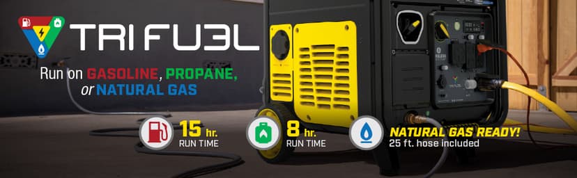 Champion Power Equipment 11,000-Watt Wireless Remote Start Tri Fuel Home Backup Portable Inverter Generator with Quiet Technology and CO Shield®