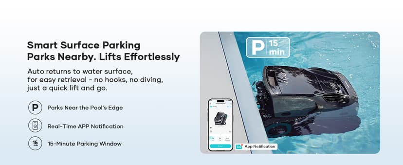 Aiper Scuba X1 Pro Max All-in-One Pool Cleaning Robot with Caddy, Pool Mapping, Adaptive Path, 8500 GPH Power, Double Filtration, Smart Surface Parking, Pool Vacuum for All Inground Pools