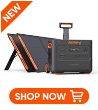 Jackery Solar Generator 4000 Kit, Explorer 2000 Plus and 1X PackPlus E2000 Plus Expandable Battery with 2X200W Solar Panel, 4085 Wh LiFePO4, 3000W Output for Outdoor RV Camping & Home Emergency