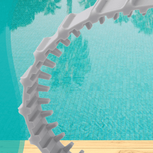 (2 Pack) Replacement Gray Tracks for Maytronics Dolphin Robotic Pool Cleaners with Part Number 9983152-R2 Dolphin Parts