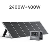 AFERIY P210 Portable Power Station 2400W (4800W Peak),2048Wh LiFePO4 Battery Generator with 1100W AC Charging & 500W Solar Charging,for Home Backup,Power Outages, Camping (Solar Panel Optional)