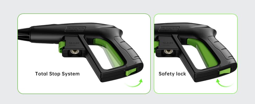 Pressure Washer, 4200PSI 2.6 GPM Power Washer with Foam Cannon 23FT Hose PATOOLIO Electric High Pressure Washer for Fences, Patios, Decks, Patios and Cars Powerwasher