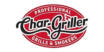 Char-Griller King-Griller Gambler Charcoal Grill and Smoker with Damper Smoke Control, Cast Iron Grates, and Side Shelf, 315 Cooking Square Inches in Black, Model E1416