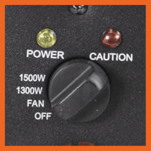 Comfort Zone Electric Portable Utility Space Heater with Adjustable Thermostat, Overheat Protection, & Tip-Over Switch, 1500W, CZ799BK