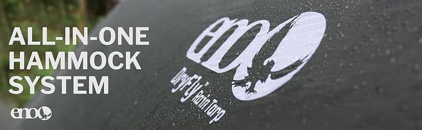 ENO Eagles Nest Outfitters JungleLink Shelter System with Hammock with Bug Net, Straps and Rain Tarp