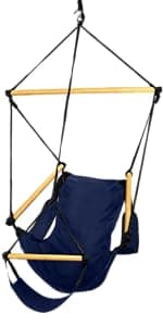 Hammaka Hanging Hammock Air Chair, Wooden Dowels, Tan