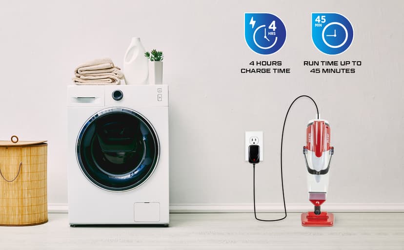 POOL BLASTER Pulse Cordless Pool Vacuum w/Pole Set - Large Debris Capacity & Fast Hoseless Cleaning of Inground & Above Ground Pools, Handheld Rechargeable Pool Cleaner for Sand, Silt & Leaves