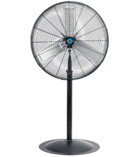 Tornado - 20 Inch High Velocity Metal Oscillating Pedestal Fan 5250 CFM - Commercial, Industrial Use Water-Resistant