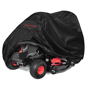 Riding Lawn Mower Cover, Eventronic 54“ Riding Lawn Tractor Cover Waterproof Heavy Duty Durable (420D-polyester oxford)