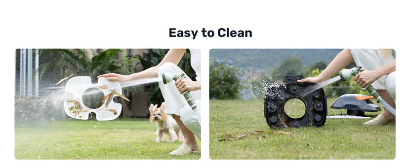 Cordless Robotic Pool Cleaner, Lasts 90 Min, Automatic Vacuum for Above-Ground Pools up to 860 Sq.ft, Portable, Self-Parking, Orange