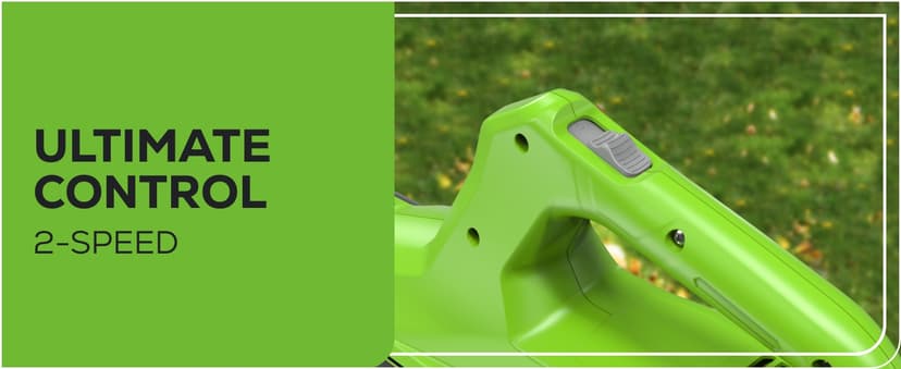 Greenworks 48V (2x24V) 17" Brushless Mower+12" String Trimmer +320CFM Blower,(2) 4.0Ah Batteries and 2A Dual Port Charger