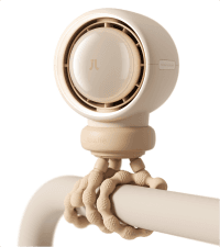 JISULIFE Portable Neck Fan, Hands Free Bladeless Fan, 5 Speeds, 4000 mAh Battery Operated Wearable Personal Fan, Twistable, Rechargeable, Gift for Women Men-Dark Green