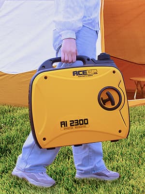 Aceup Energy 2300 Watt Portable Inverter Generator, Super Quiet Gas Generator for Home Use, EPA Compliant, Lightweight RV Ready