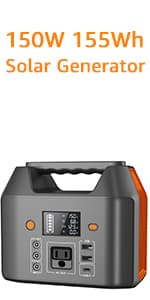 EnginStar Portable Power Station 300W 296Wh Battery Bank with 110V Pure Sine Wave AC Outlet for Outdoors Camping Hunting and Emergency, 80000mAh Backup Battery Power Supply for CPAP