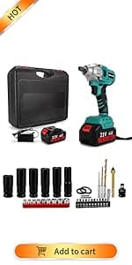 Cordless Lawn Trimmer Weed Wacker - 21V Lawn Mower Grass Edger with 2.0Ah Li-Ion Battery Powered & 3 Cutting Blade Types, Compact Power Tool for Lawn Yard Work……