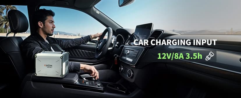 EHOM Portable Power Station 350W (Peak 700W), EP350 299Wh Solar Generator with 120V Pure Sine Wave AC/USB/Car Outlets, Backup Lithium Battery Generator for CPAP Outdoor RV Camping Emergency Blackout