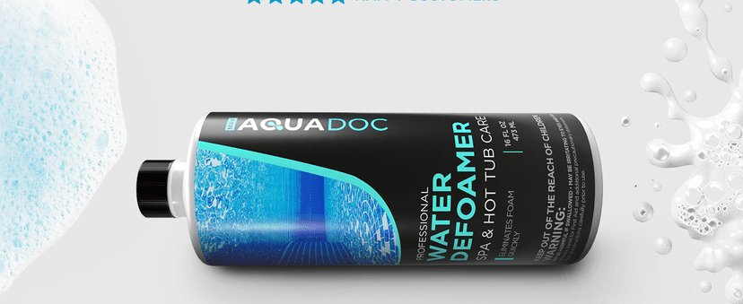 Hot Tub Defoamer - Spa Defoamer for Hot Tub Owners 16oz, Spa Anti Foam to Keep Foam Down, HotTub Chemicals Made in The USA - AquaDoc