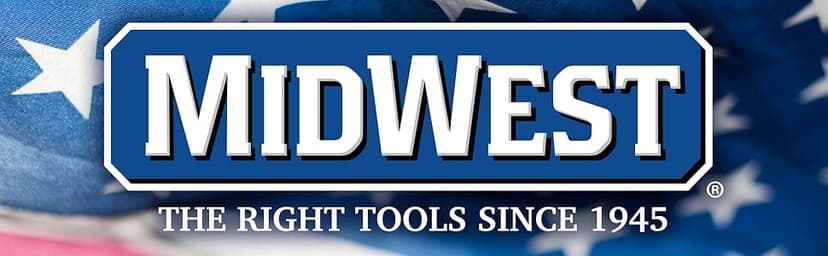 MIDWEST Aviation Snip Set - Left and Right Cut Offset Tin Cutting Shears with Forged Blade & KUSH'N-POWER Comfort Grips - MWT-6510C