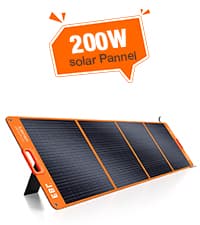 EBL Portable Power Station 300, 110V/330W Pure Sine Wave Solar Generator (Solar Panel Not Included) - Peak 600W Backup Lithium Batteries AC Outlet for Blackout Outdoors Camping Hunting Travel