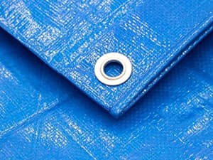 LXKCKJ 24 Ft Round Pool Cover, Winter Pool Covers for Large Above Ground Pools, Extra Thick PE Pool Cover Add Ground Nail Set and Specially Molded Winch Ideal for Waterproof and Dustproof (Blue)