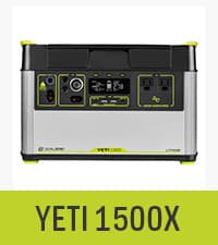 Goal Zero Yeti Portable Power Station - Yeti 6000X w/ 6,071 Watt Hours Battery Capacity, USB Ports, AC Inverter & 2 Ranger 300 Briefcase Solar Panels - Rechargeable Generator for Home, RVs, Work Sites