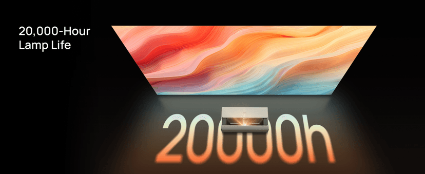 XGIMI AURA 2 2024 NEW UST Laser Projector, Dolby Vision, IMAX Enhanced, 2300 ISO Lumens, 1,000,000:1 Dynamic Contrast Ratio, 0.177:1 Throw Ratio, Intelligent Screen Adaption, 60W Harman Kardon