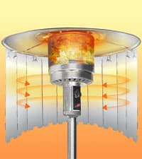 Patio Heater Covers with Reflective Strip,Outdoor Heater Cover Waterproof,Dustproof,Wind-Resistant,Sunlight-Resistant,Snow-Resistant,Black,89.5''x 33.5" Dome x 19.5" Base