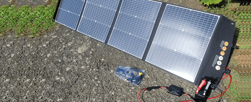 BALDR Solar Panels 200W Monocrystalline Portable Folding Solar Charger for Solar Generators and Portable Power Stations,Solar Panel Kit for Camping, Off Grid Living