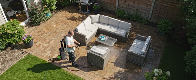 Pressure Washer, 4200PSI 2.6 GPM Power Washer with Foam Cannon 23FT Hose PATOOLIO Electric High Pressure Washer for Fences, Patios, Decks, Patios and Cars Powerwasher