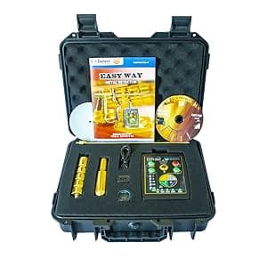 Adults Professional Underground Metal Gold Detector Intelligent Operation Silver Copper Finder High Precision Rapid Positioning Jewelry Ore Detector Gold Mine Hunter Treasure Scanner