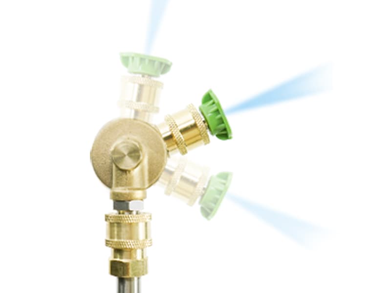 janz 24 FT, Aluminum Telescoping Pressure Washer Wand with 2 Pressure Washer Extension Wands,Gutter Cleaner Attachment, 7 Spray Nozzle Tips, 2 Hose Inlet Adapters, Pivoting Coupler and Support Harness