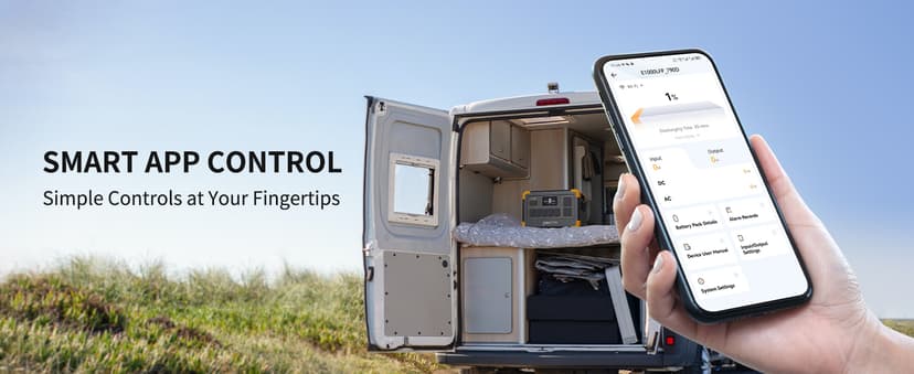 pecron Portable Power Station E1000LFP, 1024Wh LiFePO4 Battery Backup, 1800W Solar Generator Expandable to 4096Wh, Fast Charging Power Station for Emergencies, Camping, RV, Home Use