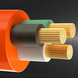 Outdoor Extension Cord Waterproof 100 FT, Orange 16/3 SJTW Heavy Duty, Flexible 100% Copper 3 Prong Extension Cord for Lawn, Garage,UL Listed