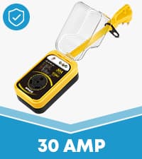 Kohree 30 Amp to 110V RV Adapter with Surge Protection, 8000 Joules 15 Amp to 30 Amp RV Power Adapter 21'' with Twist Lock, Circuit Analyzer w/LED Indicators, for Camper Travel Trailer