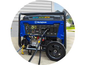 Westinghouse 13500 Peak Watt Tri-Fuel Home Backup Portable Generator, Remote Electric Start, Transfer Switch Ready, Gas, Propane, and Natural Gas Powered