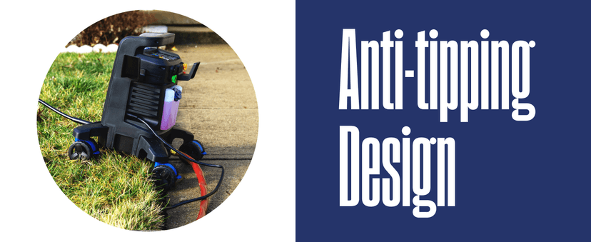 Westinghouse ePX3500 Electric Pressure Washer, 2500 Max PSI 1.76 Max GPM with Anti-Tipping Technology, Onboard Soap Tank, Pro-Style Steel Wand, 5-Nozzle Set, for Cars/Fences/Driveways/Home/Patios