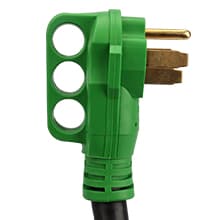 RVGUARD Emergency Power Combo Kit, 15 Foot 50 Amp Generator Cord and Power Inlet Box, NEMA 14-50P to SS2-50R Generator Cord with NEMA SS2-50P Pre-Drilled Generator Inlet Box, ETL Listed