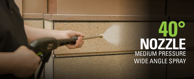 Greenworks 2000 Max PSI @ 1.1 GPM (13 Amp) Electric Pressure Washer GPW2000-1RG + Surface Cleaner Universal Attachment 30012