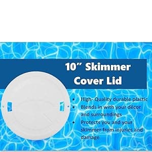 Aftermarket Skimmer Lid Replacement for Hayward Swimming Pool Skimmer Deck Cover SP1070C SPX1070C