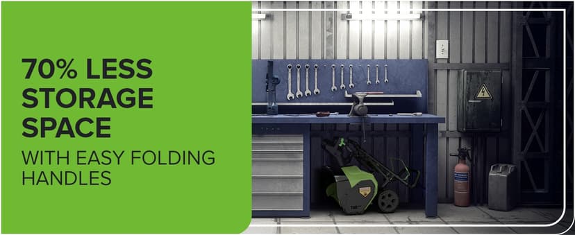 Greenworks 40V (75+ Compatible Tools) 16” Cordless Snow Blower, 5.0Ah Battery and Charger Included, SN40B410