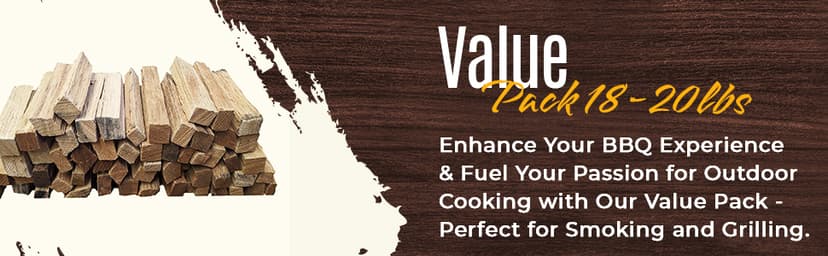 Kiln Dried Firewood - Oak, 1100 Cu. in, 16-18 Logs ~ 8" x 2.5" Logs. Cooking Wood for Grilling, Smoking, and Firepits, Oak.