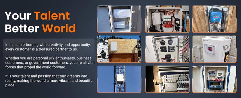 QILIPSU Waterproof Junction Box IP67 Outdoor Plastic Electrical Project Enclosure Weatherproof with Mounting Plate, Wall Brackets, Hinged Grey Cover 11.2"x7.7"x5.1"