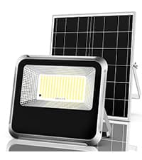 Engrepo Solar Lights Outdoor 10000LM Auto On/Off Dusk to Dawn Light with 20000mAh Battery, IP65 Waterproof Outside Solar Powered Security Flood Light with Remote Control for Wall Porch Shed Barn.