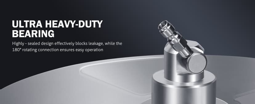 15" Pressure Washer Surface Cleaner with 4 Wheels - Stainless Steel Surface Cleaner for Pressure Washer Attachment for Concrete, Patio, Sidewalk, Deck, Driveways and Daily Washing - PWS 15