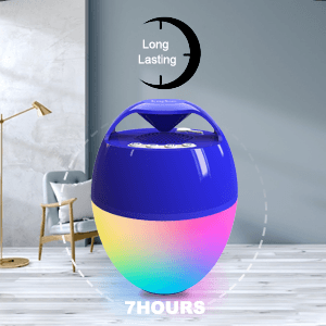 Bluetooth Pool & Hot Tub Speaker with Colorful Lights & 360 Surround Sound, IP68 Waterproof Floating Speaker, Up to 85ft Bluetooth Range