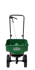 Scotts Turf Builder EdgeGuard DLX Broadcast Spreader for Seed, Fertilizer, Salt, Ice Melt, Holds up to 15,000 sq.ft. Product