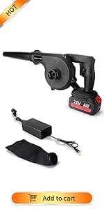 Cordless Lawn Trimmer Weed Wacker - 21V Lawn Mower Grass Edger with 2.0Ah Li-Ion Battery Powered & 3 Cutting Blade Types, Compact Power Tool for Lawn Yard Work……