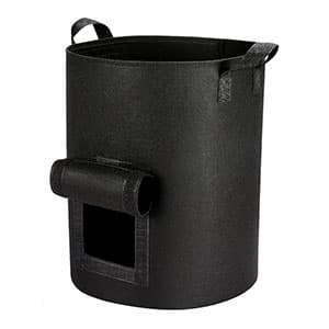 4 Packs 10 Gallon Potato Grow Bags, Heavy Duty Nonwoven Fabric Pots with Handles for Planting Vegetables, Flowers