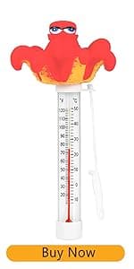 XY-WQ Floating Pool Thermometer, Large Size Easy Read for Water Temperature with String - Swimming Pool, Spas, Hot Tubs, Ponds (Dolphin3)