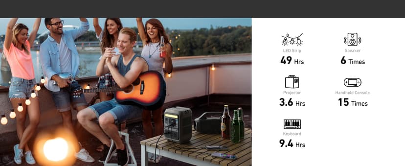 Anker SOLIX C300 Portable Power Station, Outdoor 288Wh LiFePO4 Battery, 300W (600W Surge) Solar Generator, 140W Two-Way Fast Charging, for Camping, Traveling, and Emergencies (with 60W Solar Panel)